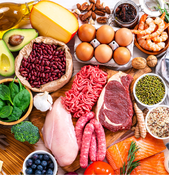 Fresh food ingredients